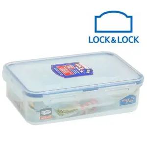 락앤락 밀폐용기 직사각 550ml(2칸형) 김치 보관용기 밀폐용기 플라스틱용기