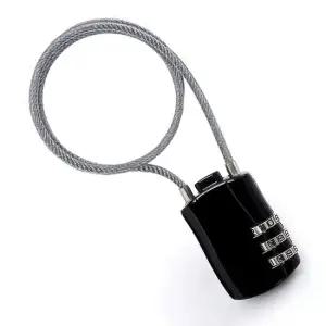 WL 미니 3자리 다이얼 비밀번호 자전거 와이어락 자물쇠 자전거열쇠 자전거자물쇠