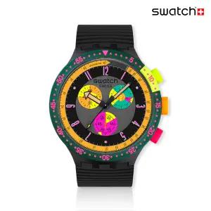 [본사] SWATCH NEON SEPPIA SB02B104