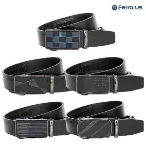 페라어스 남성 TS 솔리드 디자인버클 자동 벨트 TDB40