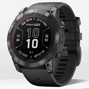 가민 피닉스7 프로 47mm 사파이어솔라 카본그레이 DLC 티타늄 멀티스포츠 GPS 스마트워치