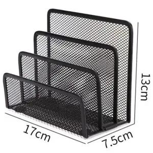 미니 메탈 3단 책꽂이 책상위 철제 전면 책상 정리 간이책꽂이