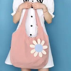 대학생 핑크 빅백 쇼퍼백 가방 숄더백 여성 여자 데일 데일리백 20대여자가방 천가방