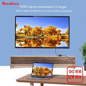 40M 4K HDMI 2.0 HDR 분배기 리피터 4K HDMI 신호  부스터 익스텐더 어댑터 지원 HDCP 2.2 EDID 4K x 2K 10