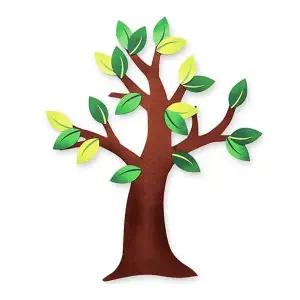 55X60cm 펠트대형나무 중 환경꾸미기 소원나무