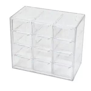 (색상 12칸)렌즈수납함 정리함 수납함 일회용 다용도 케이스 일회용렌즈케이스 12칸 렌즈