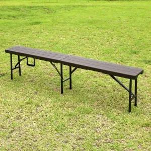 [공간미가구]아르망 1800 브로몰딩 접이식 벤치 야외 의자