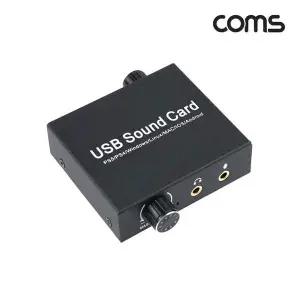 [셀러에이드]USB 사운드카드 오디오 컨버터 Type C
