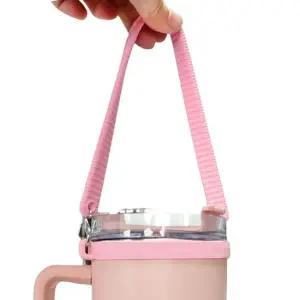 다용도 멀티 텀블러 물병 손잡이 핸들 보틀 고정 홀더 실리콘 스트랩 줄 끈 꾸미기 악세사리 소품 용품