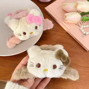 클로젯 귀여운 동물 집게핀 러블리 헤어집게핀 핑크 카키2종세트