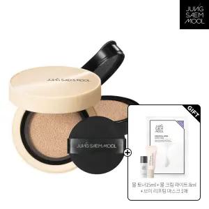 정샘물 스킨 누더 커버레이어 쿠션(본품+리필)(+ 물크림 라이트8ml + 글로우 베이스 5ml + 물크림 마스크 1매)