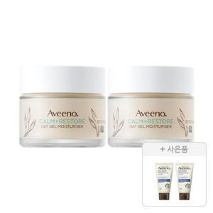 아비노 오트젤 진정수분크림 50ml, 2개 + 증정(스킨릴리프 바디로션 30g, 2개)