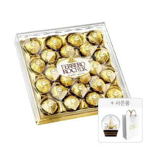 페레로로쉐 초콜렛 T24 다이아몬드, 1개+증정(스노우볼, 1개+쇼핑백 대형, 1개)