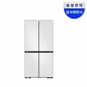 삼성전자 비스포크 냉장고 4도어 1등급 RM70F91R1A 올코타화이트