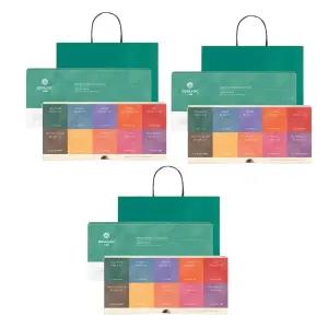 오설록 프리미엄 티 컬렉션 세트, 10종(40입), 3개 + 증정(쇼핑백)