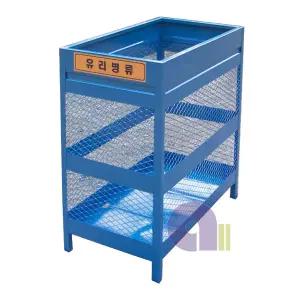 철재사각분리수거함/중/400L/비철사각망/재활용분리수거함/재활용분리수거함/재활용수거함/쓰레기분리수거함