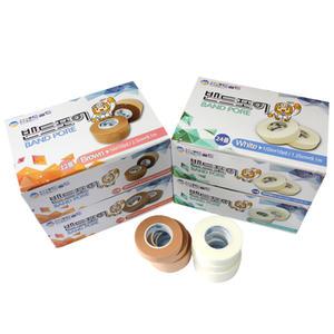 밴드골드 밴드포어 부직 반창고 12개/24개 상처 살색 흰색 의료용