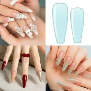 엘씨 5+1 숏 롱 오발 발레리나 셀프 네일팁 인조손톱 연장네일
