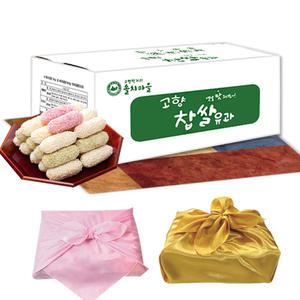 혼합유과 900g 선물세트 명절선물 유과 한과 보자기포장