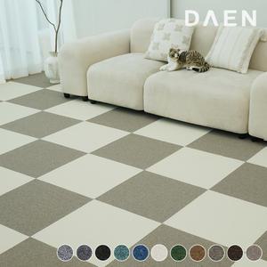 다앤몰 국산 효성스완타일카페트 방염타일카펫 16P 1박스 베이식 빌더스