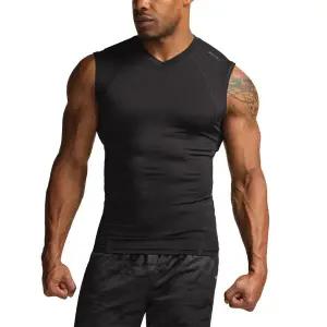 테슬라 컴프레션 헬스 나시 민소매 티셔츠 쿨링 베이스레이어