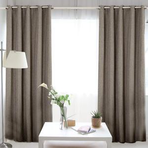 암막커튼/커텐 거실 창문 안방 작은창 큰창 아일렛 핀형 햇빛 가리개 린넨 호텔식 안방 방풍 짧은 작은 방