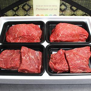 [한성가횡성한우]정품 횡성한우 명품프리미엄 실속세트 6호 1.6kg(불고기 400g X 2,국거리400g X 2)