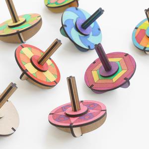 [민화샵] 나무팽이 유아만들기키트 만들기재료 어린이집