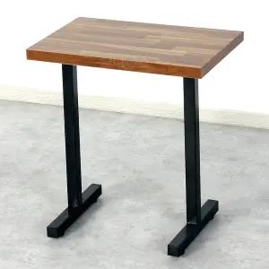 철재 업소용 2인용 식탁 600 x 400 I자형 좁은공간 음식점 카페 테이블 600400