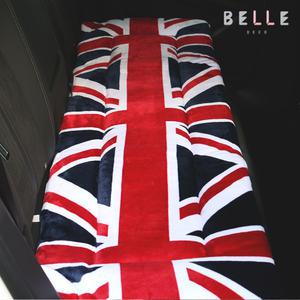 프란넬 극세사 영국기 3단 방석 (쇼파패드/자동차뒷좌석매트)