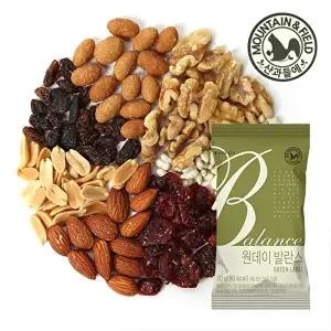 [산과들에]하루견과 원데이발란스그린x60봉