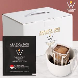 [기타]웰던커피 핸드드립커피 드립백커피 인도네시아 만델링 36입 (8g x 36입)