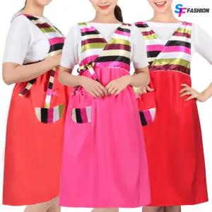 한복 앞치마 색동 유니폼 명절 추석 설날 어린이집 행사