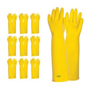 역대급 질긴 공업용 고무장갑 10호 노란색 1켤레