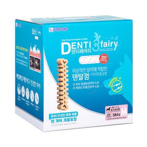 덴티페어리 디스펜서 M 중소형견용 46개입 낱개포장 584g 포켄스 강아지 덴탈껌