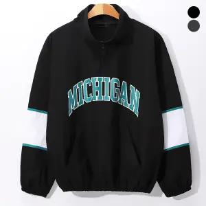 오버핏 미시간 아노락집업 TBJP-1015