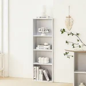 공간박스4단 정리대 공간활용 받침대 미니수납장 피규어 진열장 주문제작 틈새책장 소품정리