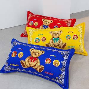 큰곰한마리 등커버 등받이 대쿠션 헤드쿠션 커버 안감있음 곰돌이