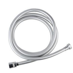 튜브형 샤워기 호스 2M 실버 물때 안끼는 샤워호스 꼬임방지