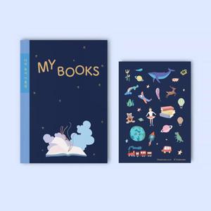 아트박스/키즈바인더 키즈바인더 초등 독서기록장 스티커 세트