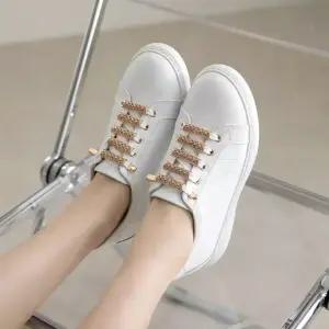 [분홍코끼리]제우스 골드 가죽 키높이 운동화(5cm)