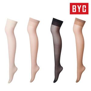 BYC 클래식 밴드롱스타킹 아이보리 살구 블랙 커피
