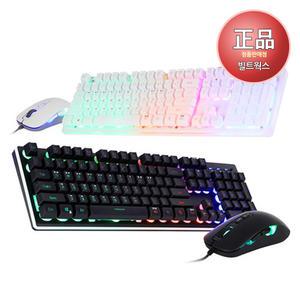 :앱코 KM400 Combo 게이밍 키보드 마우스 콤보 세트 (블랙) 정품