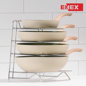 에넥스 올스텐 304 후라이팬정리대 거치대 일체형