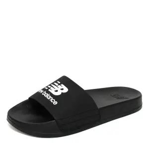 뉴발란스 NB 슬라이드 슬리퍼 블랙 남자 여자 학생 실내화 신발 SD1101HBB2