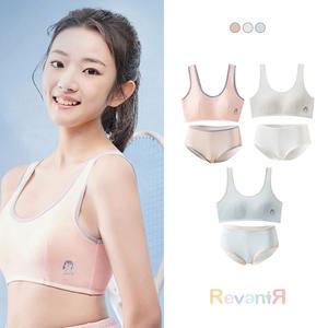 주니어 스포츠 브라팬티세트 2.5단계 청소년 학생 속옷 CW티니