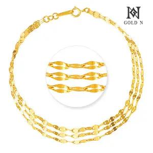 골드앤 순금 24K 아네스 세줄 팔찌