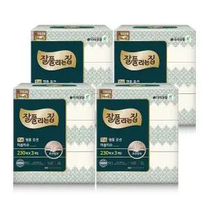 [미래생활] 잘풀리는집 명품로션티슈 230매x3입x4팩