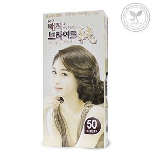 매직브라이트순 50호 약간 밝은 갈색 염색약 새치커버