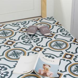 접착식 비접착식 셀프 바닥 타일 사무실 거실 현관 베란다 데코타일 아누르 16P